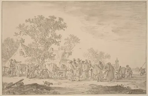 Cattle Market, by Jacobus Buys