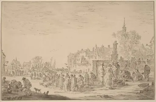Fish Market, by Jacobus Buys