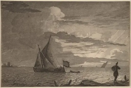 Fisherman with Pack over His Shoulder, by Jacobus Buys