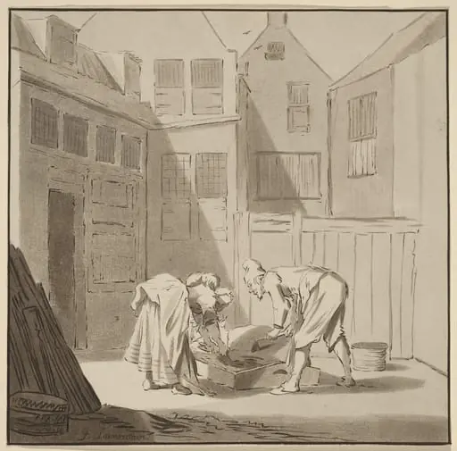 Hog Slaughterers, by Jacobus Buys