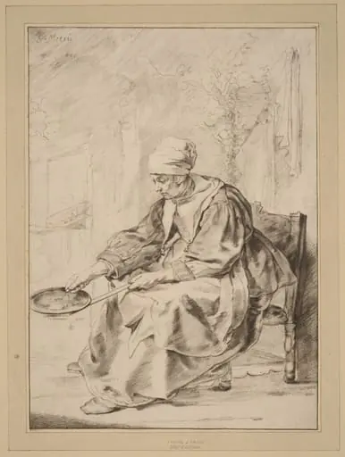 Pancake Woman, by Jacobus Buys