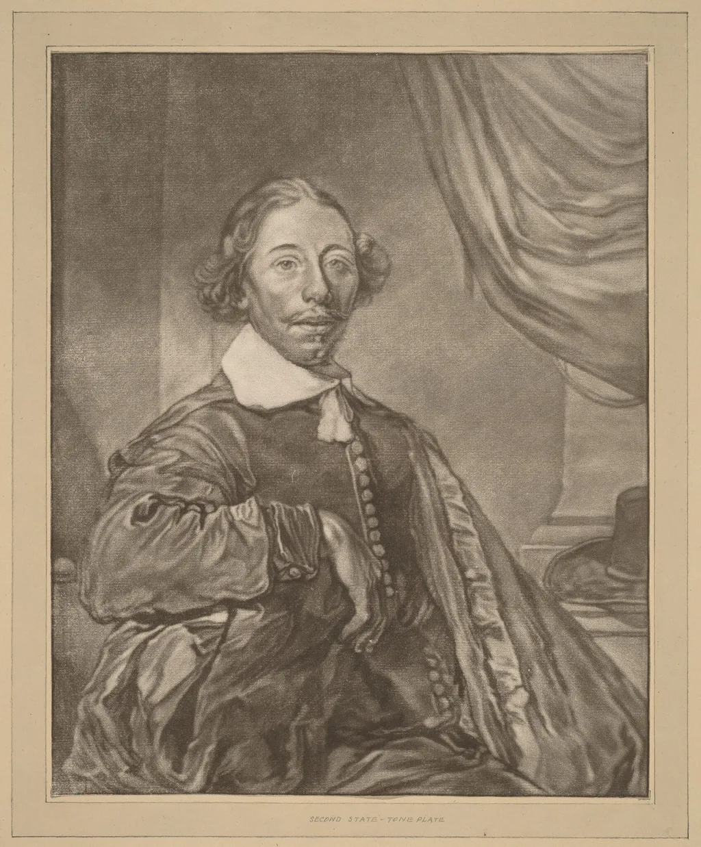 Portrait of a Seated Man, by Jacobus Buys, ink, 1771