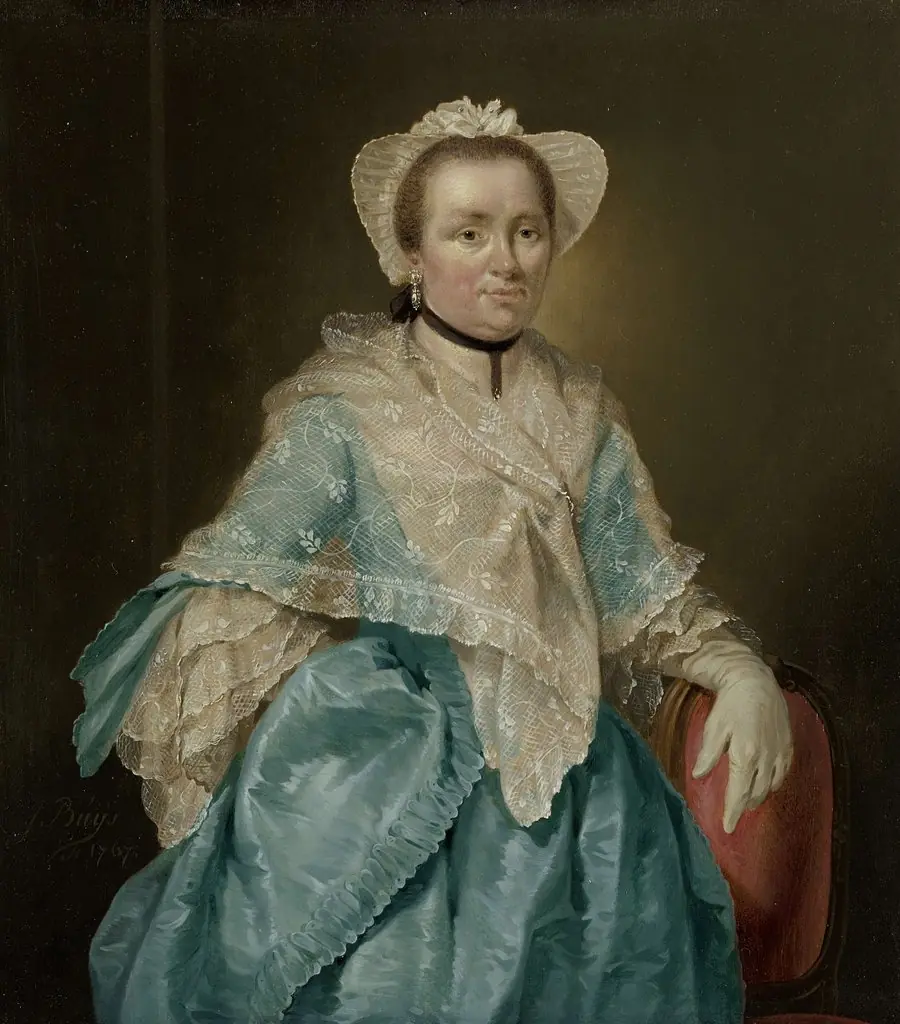 Portrait of Elisabeth Troost (1730-1790), by Jacobus Buys