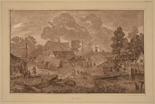 Village with Pond, by Jacobus Buys