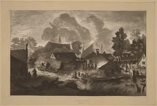 Village with Pond, by Jacobus Buys