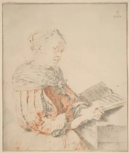 Young Girl at the Keyboard, by Jacobus Buys