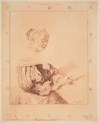 Young Girl at the Keyboard, by Jacobus Buys
