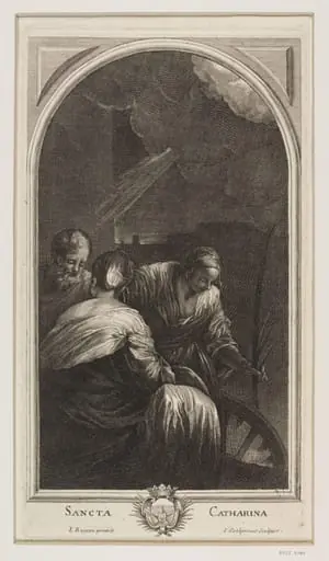 Saint Catherine, by Jacobus Coelemans