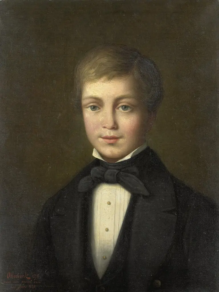 Jacob van Eeghen (1818-34). At the Age of Twelve, by Jacobus Hermanus Otterbeek