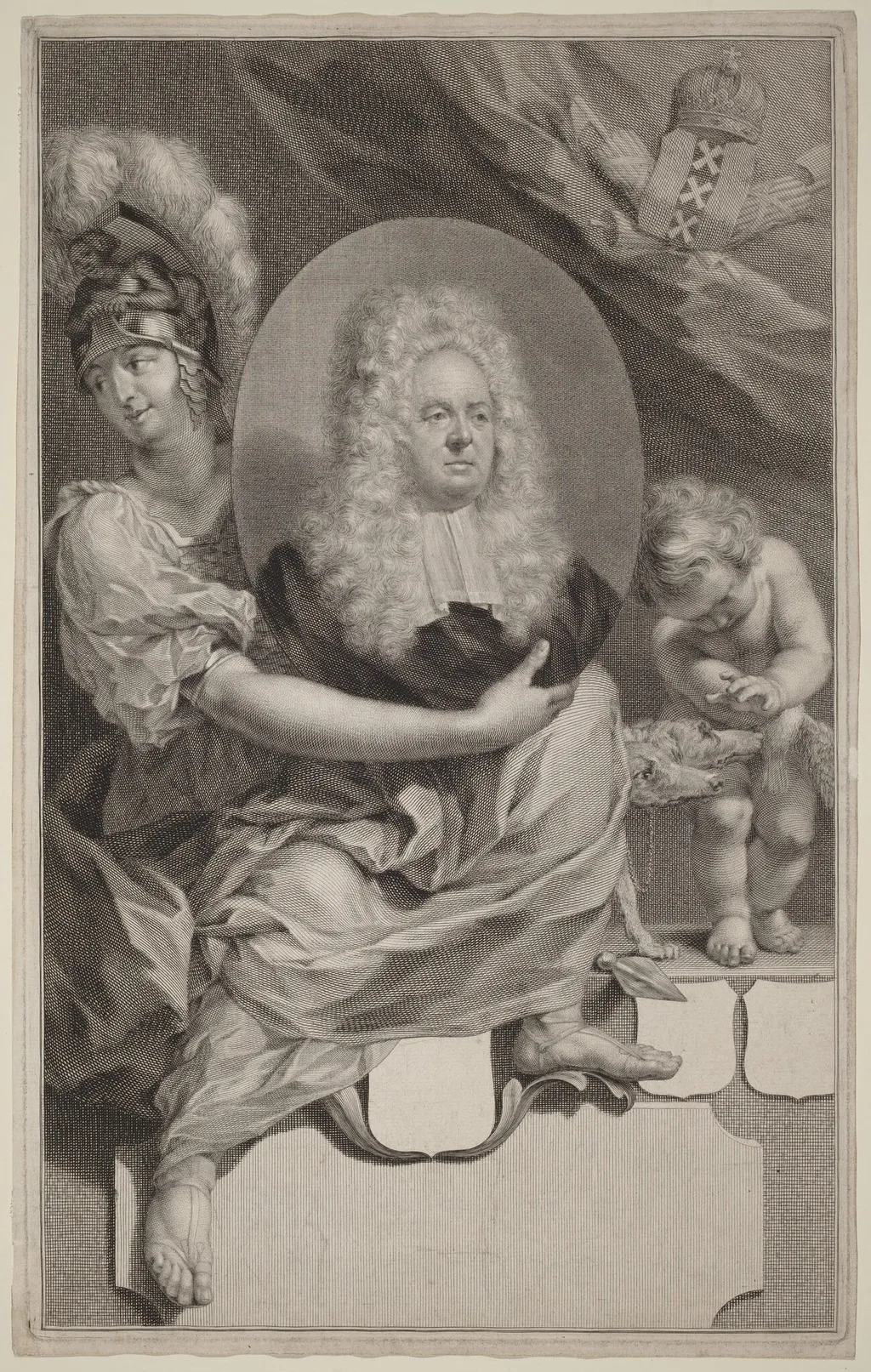 Jan Six, by Jacobus Houbraken, ink, 1739