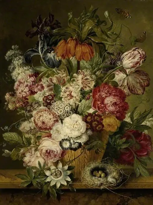 Vase of flowers, by Jacobus Linthorst