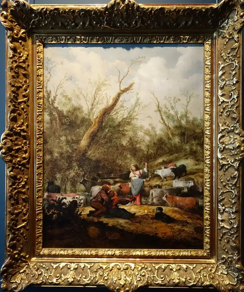Pastoral scene, by Jacobus Mancadan