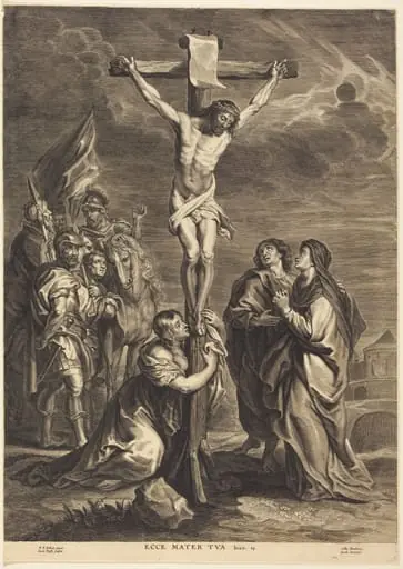 Christ on the Cross, by Jacobus Neeffs