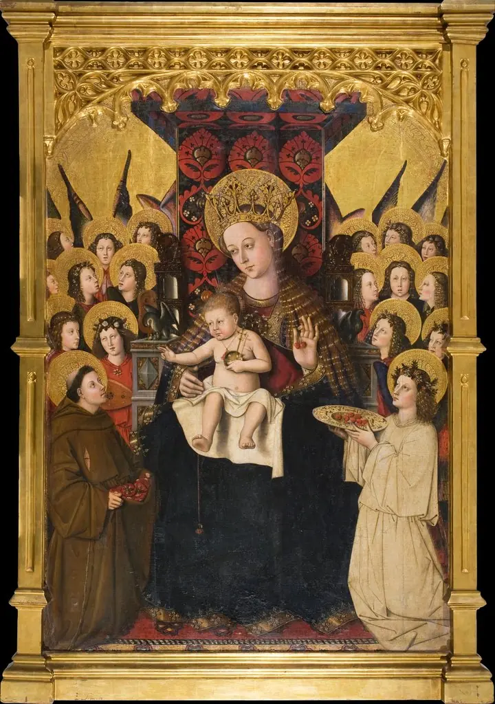 Virgin of the Porziuncola, by Jacomart
