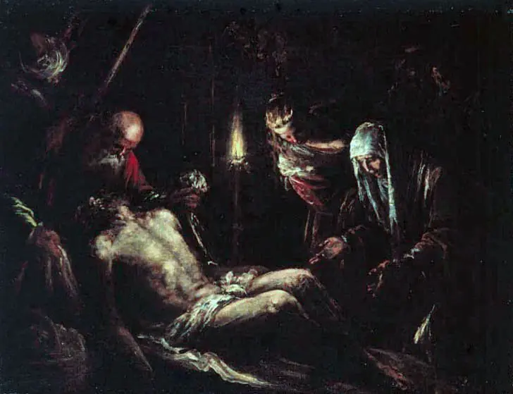 A Deposição, by Jacopo Bassano