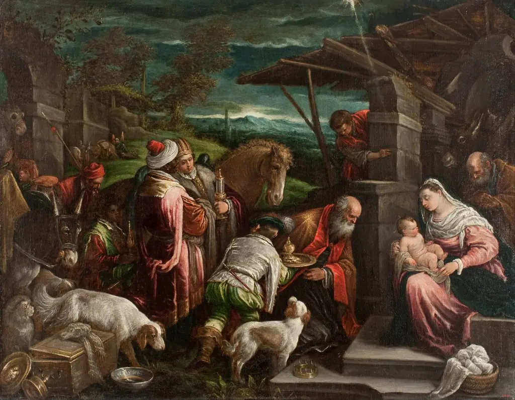 Adoration of the Magi, by Jacopo Bassano