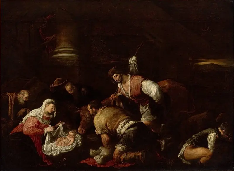 Adoration of the Shepherds, by Jacopo Bassano