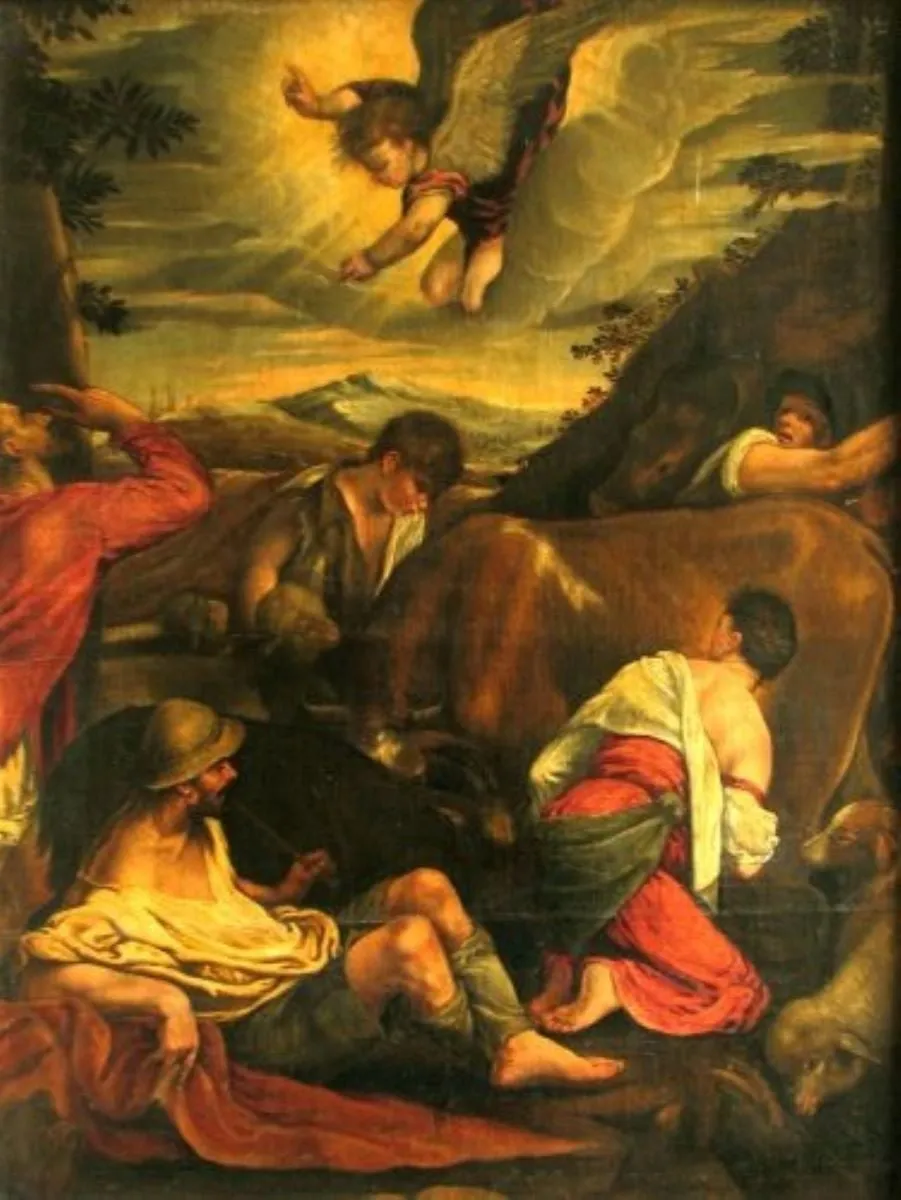 Anunțarea nașterii lui Christos, by Jacopo Bassano, unspecified, 1650