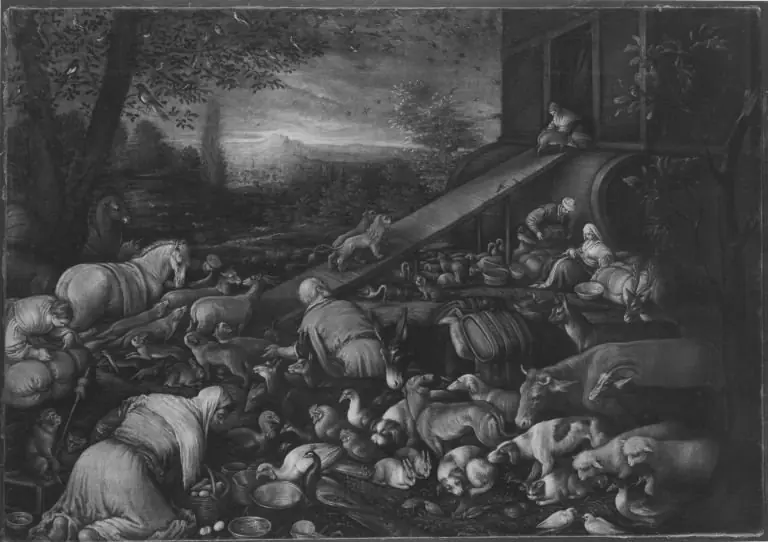 Der Einzug der Tiere in die Arche (Werkstattkopie), by Jacopo Bassano