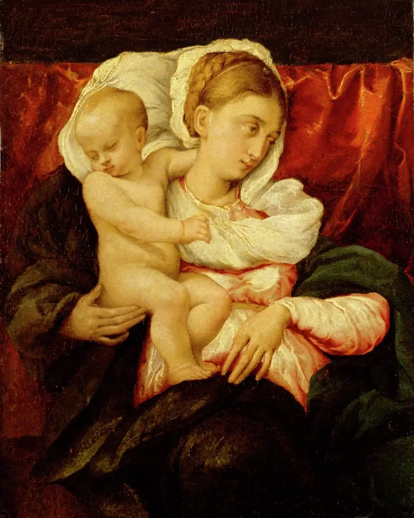 Madonna and Child, by Jacopo Bassano