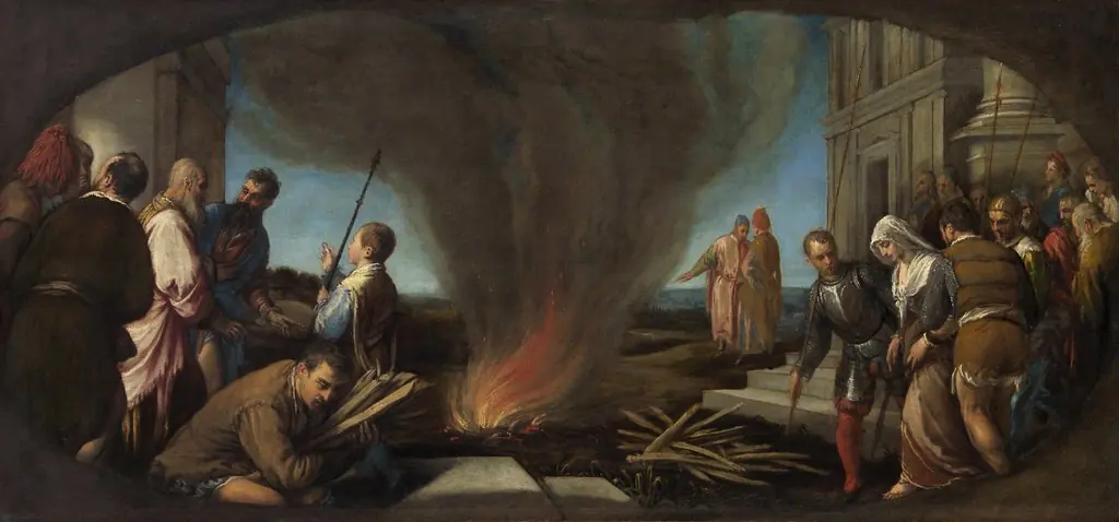 Tamar and Juda, by Jacopo Bassano