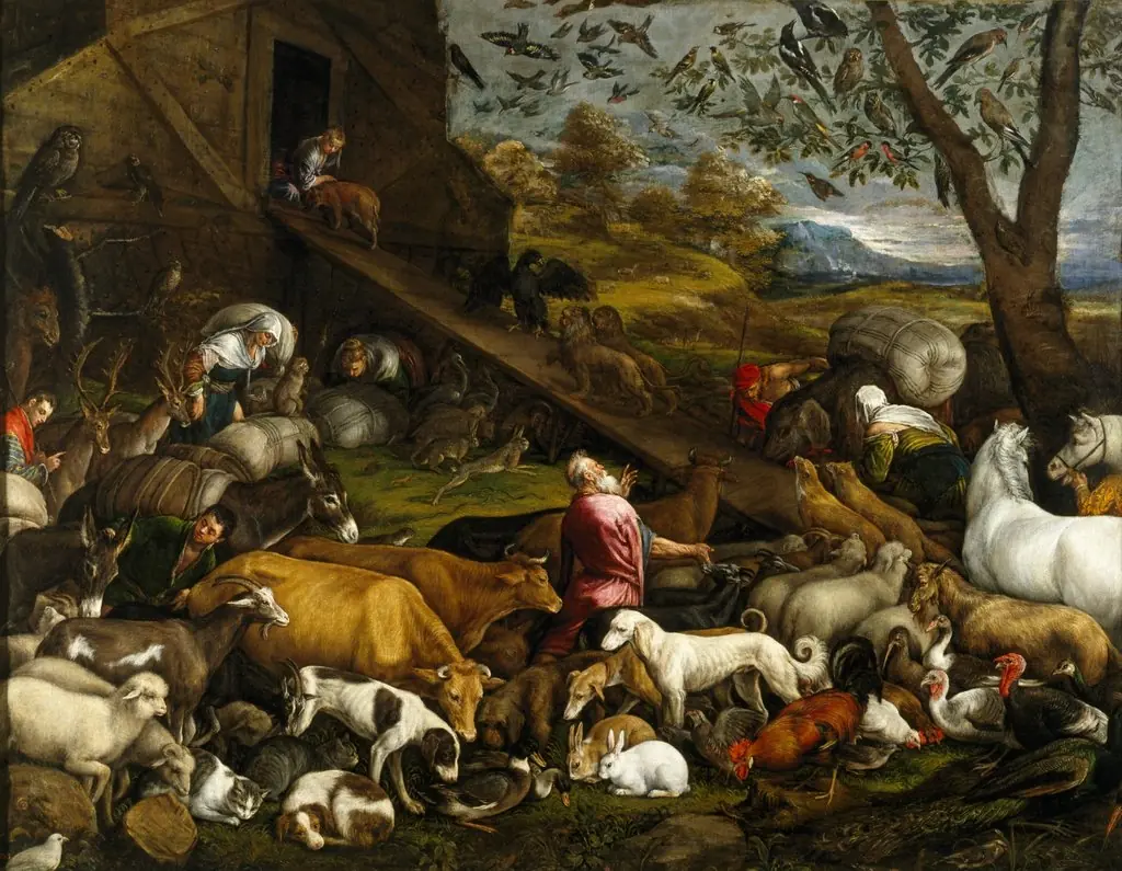 The Animals entering Noah’s Ark, by Jacopo Bassano