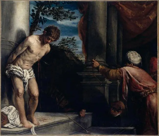 The Martyrdom of Saint Sebastian, by Jacopo Bassano