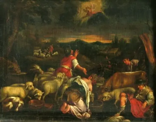 Vestirea nașterii lui Christos, by Jacopo Bassano