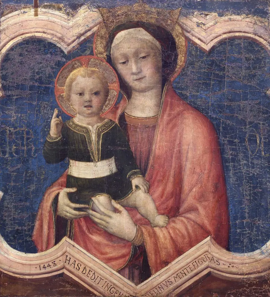 Madonna and Child, by Jacopo Bellini