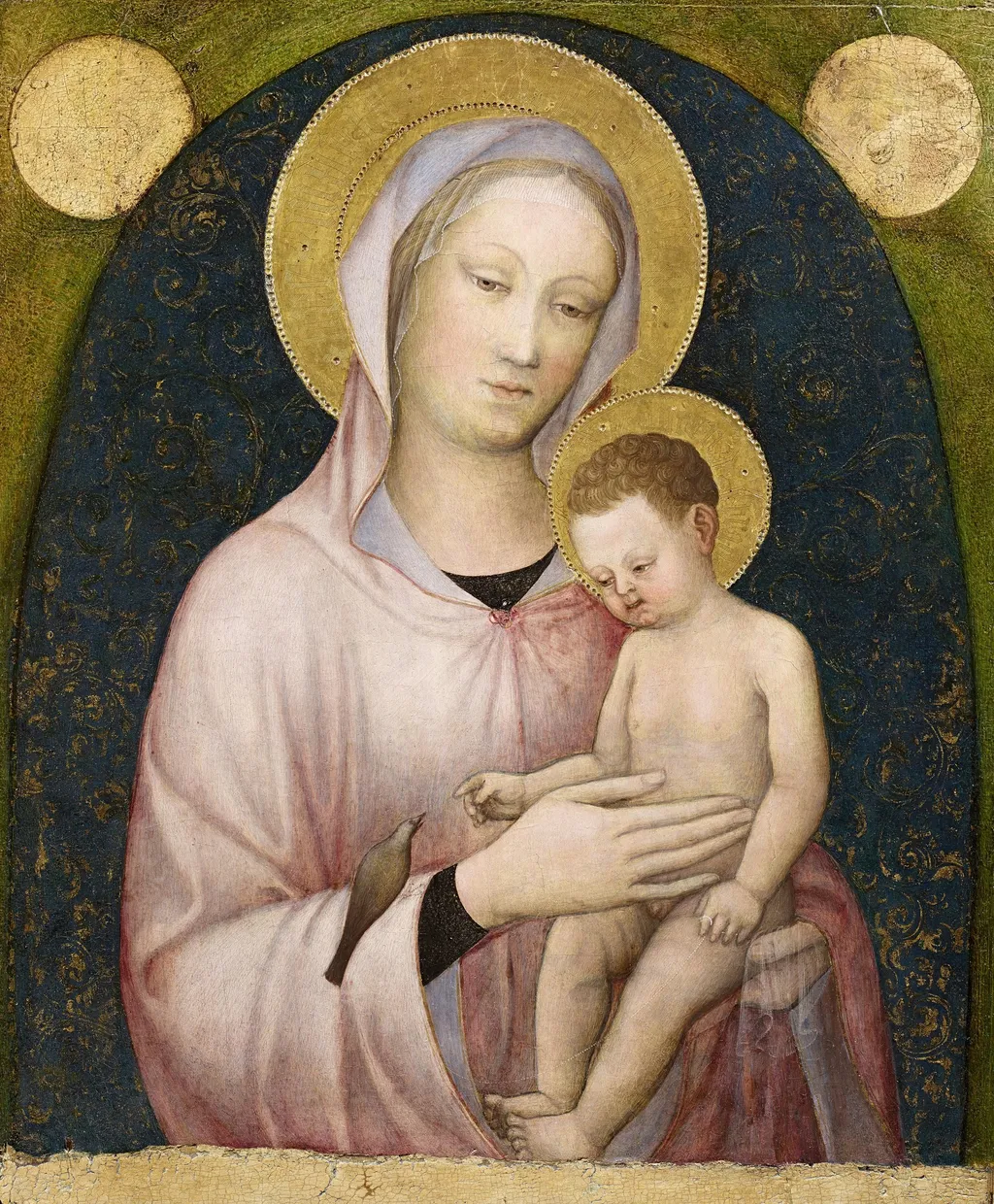 Madonna and Child, by Jacopo Bellini, tempera, 1440