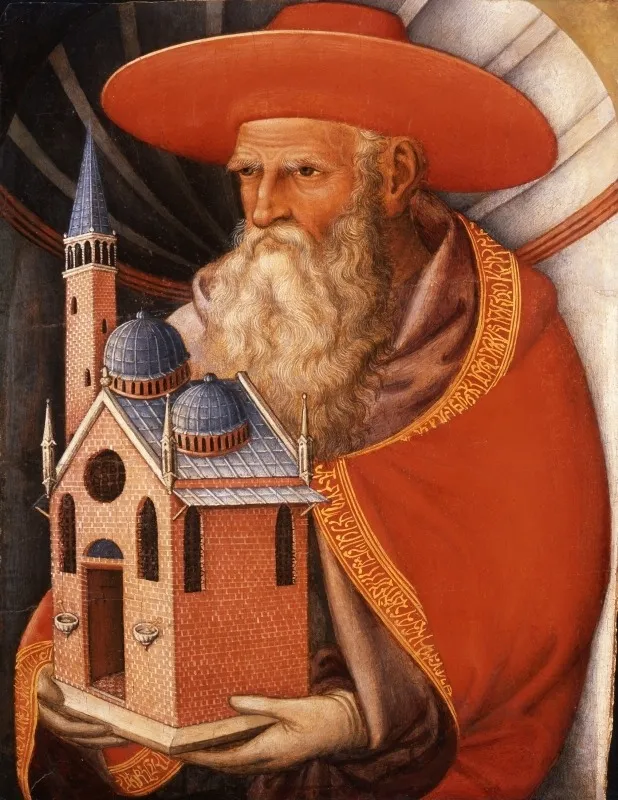 Saint Jerome, by Jacopo Bellini, paint, 1432