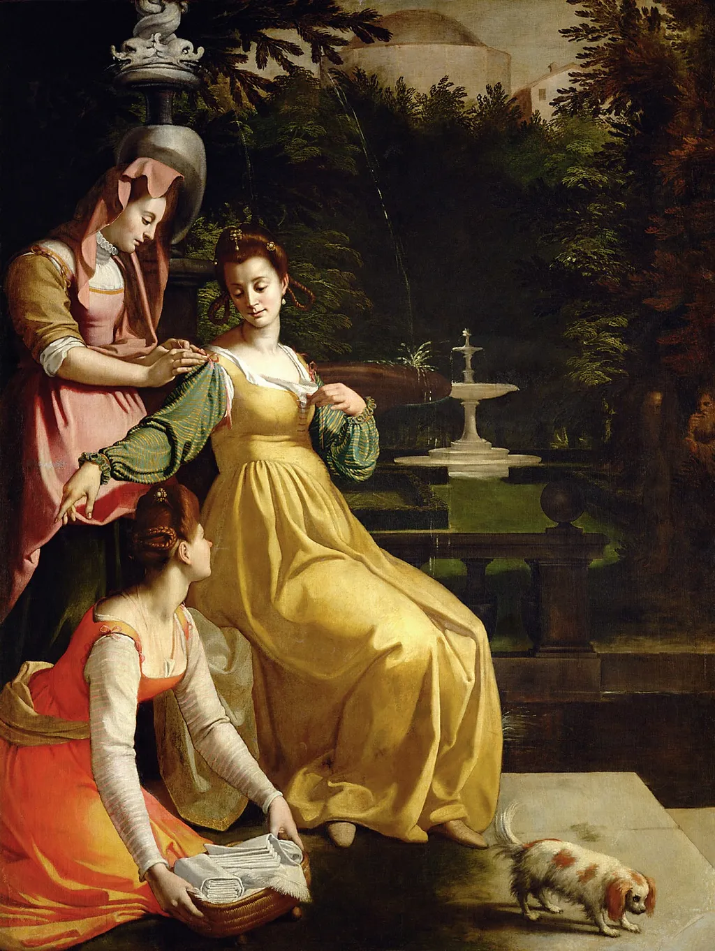 Susanna im Bade, by Jacopo da Empoli, unspecified, 1600