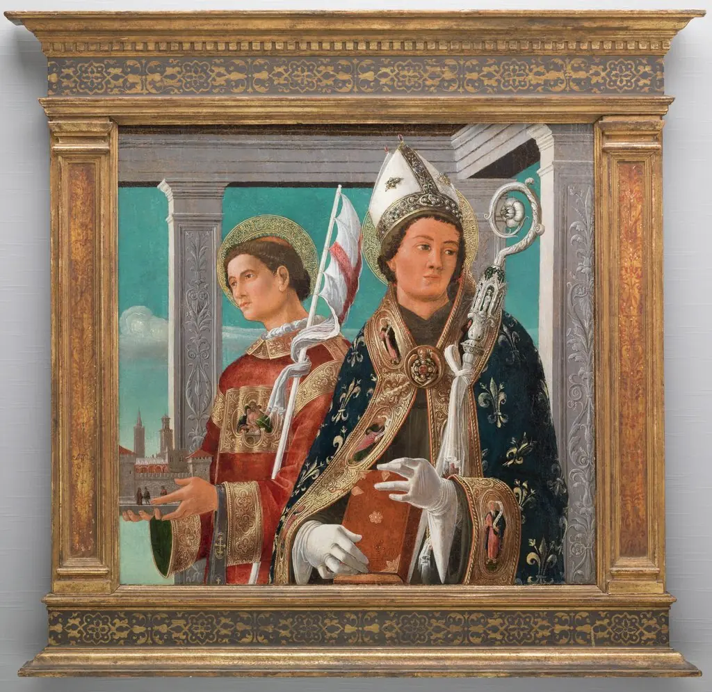 Saints Daniel of Padua and Louis of Toulouse, by Jacopo da Montagnana