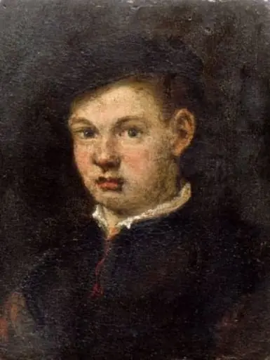 Cap de băiat cu beretă, by Jacopo da Ponte Bassano