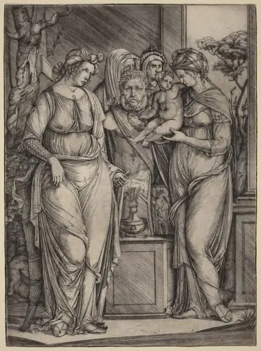 Large Sacrifice to Priapus, by Jacopo de' Barbari