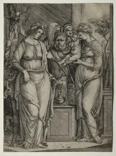 Sacrifice of Priapus, by Jacopo de' Barbari