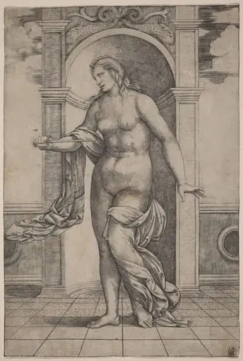 Lucretia, by Jacopo Francia