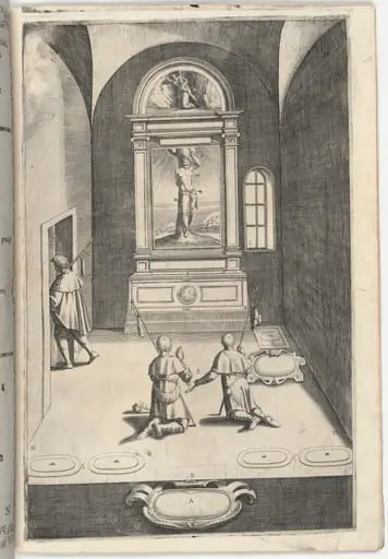Chapel of Saint Sebastian (Cappella di San Sebastiano) [plate N], by Jacopo Ligozzi