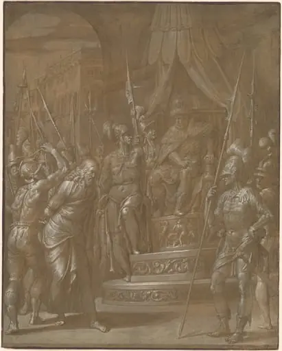 Christ before Herod, by Jacopo Ligozzi