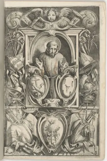 Frontispiece with Portrait of Saint Francis, by Jacopo Ligozzi