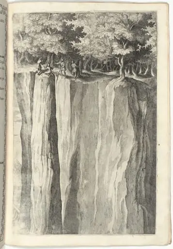 The Rock of Brother Wolf (Sasso di fra' Lupo) [plate V], by Jacopo Ligozzi