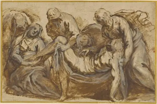 Christ Carried to the Tomb, by Jacopo Palma il Giovane