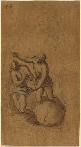 The Baptism of Christ, by Jacopo Palma il Giovane