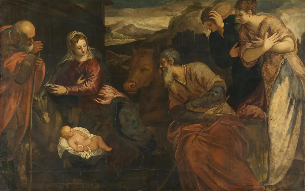 Adoration of the Shepherds, by Jacopo Tintoretto