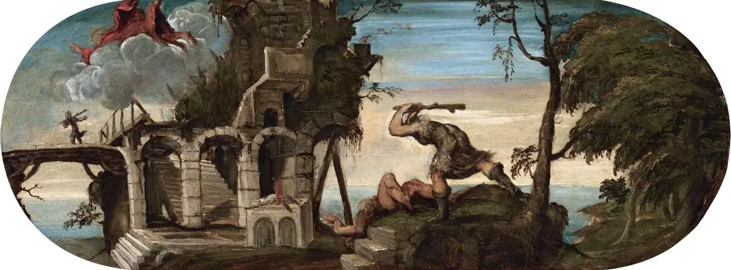 Cain Slaying Abel, by Jacopo Tintoretto