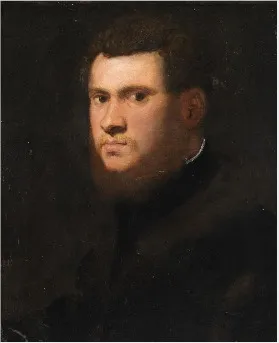Portrait of a Man, probably of the Mazzi Family, by Jacopo Tintoretto, oil, 1550