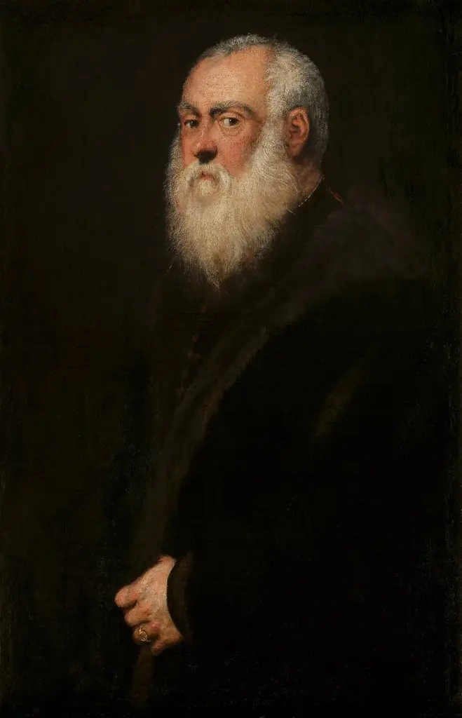 Portrait of a White-Bearded Man