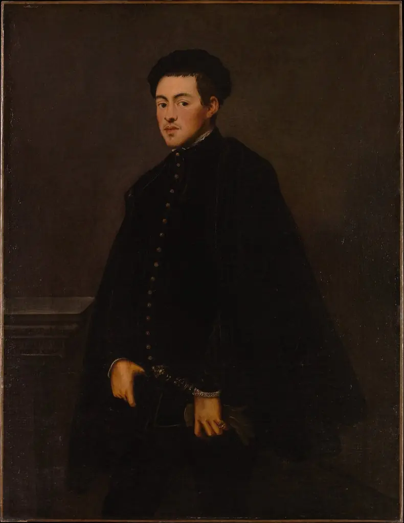 Portrait of a Young Man, by Jacopo Tintoretto