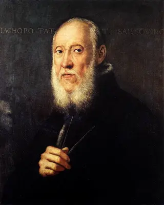 Portrait of Jacopo Sansovino, by Jacopo Tintoretto, 1566