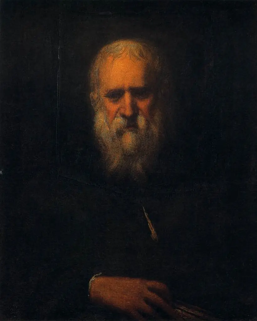 Self-portrait with a Book, by Jacopo Tintoretto
